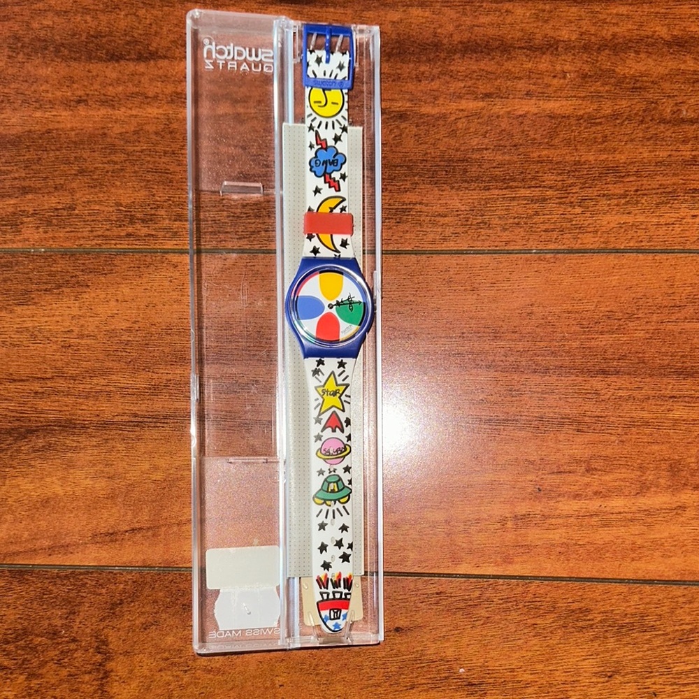 Swatch Multicolor Graphic Watch - image 4